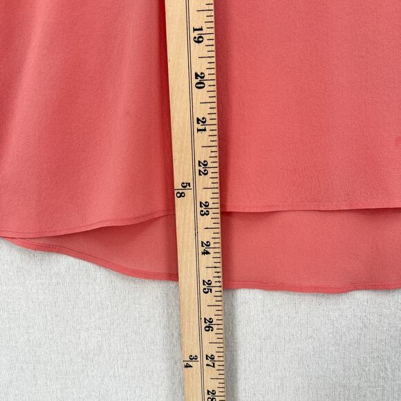 CAMI NYC Racer Silk Camisole Tank Womens XS Peach Pink Lace Trim Spaghetti Strap - Picture 13 of 13